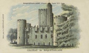 Chateau de Roquetaillade, Roquetaillade, Gironde av French School