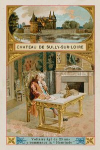 Slottet i Sully-sur-Loire av French School