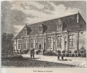 Chateau du Grand Jardin, Joinville - Haute-Marne - gravering i "La France illustree: geografi, historie, statistisk administrasjon" av VA Malt-Brown. 1884 av French School