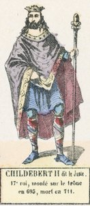Childebert II sa den rettferdige av French School