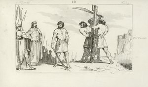 Childeric II, kongen av frankerne av French School