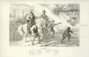 Chlothar I, kongen av frankerne av French School