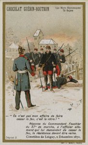 Chocolat Guerin-Boutron byttekort, Historic Words-serien (chromolitho) av French School