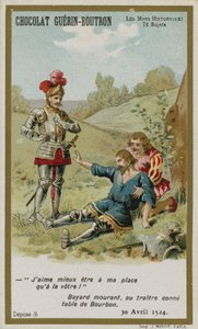 Chocolat Guerin-Boutron byttekort, Historic Words-serien av French School