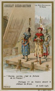 Chocolat Guerin-Boutron byttekort, Historic Words-serien av French School