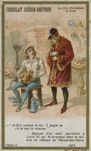 Chocolat Guerin-Boutron byttekort, Historic Words-serien av French School