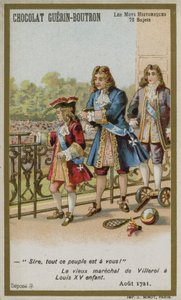 Chocolat Guerin-Boutron byttekort, Historic Words-serien av French School