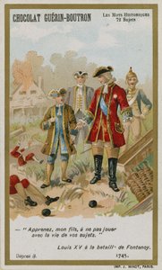 Chocolat Guerin-Boutron byttekort, Historic Words-serien av French School