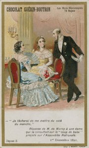 Chocolat Guerin-Boutron byttekort, Historic Words-serien av French School