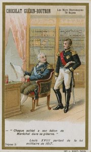 Chocolat Guerin-Boutron byttekort, Historic Words-serien av French School