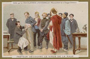 Chocolat dAiguebelle handelskort av French School