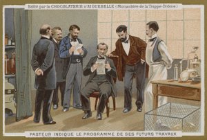 Chocolat dAiguebelle handelskort av French School