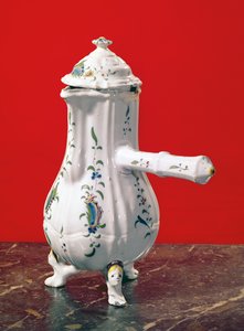 Sjokoladegryte, laget av Levasque og Saladin, St. Omer (keramikk) av French School