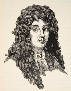 Christiaan Huygens, kopi av Boris Mestchersky (d.1957) illustrasjon fra Histoire de la Nation Francaise, Sciences, Volumes I & II, av Gabriel Hanotaux (1853-1944), 1924 av French School