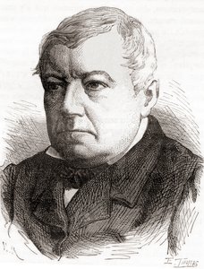 Christian Friedrich Schönbein, fra Vitenskapens underverker, utgitt ca. 1870 (gravering) av French School