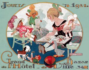 Juleleker. 1921 (gravering) av French School