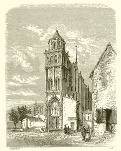 Sainte-Radegonde kirke i Poitiers av French School