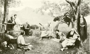 Cicero ved Tusculum (gravyr) av French School