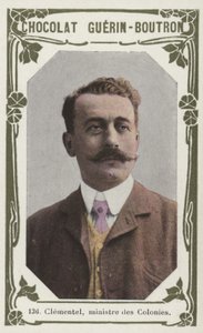 Clementel, ministre des Colonies (farget bilde) av French School