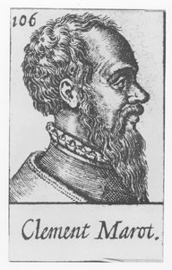 Clement Marot (gravering) av French School