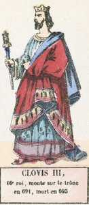 Clovis III av French School