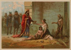 Clovis II, konge av Frankrike (637-657658) av French School