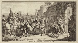 Clovis I, kongen av frankerne, gikk inn i Toulouse etter å ha beseiret vestgoterne, 508 av French School