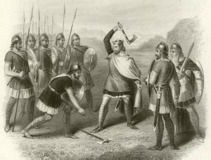 Clovis og hans opprørske soldat, 487 av French School