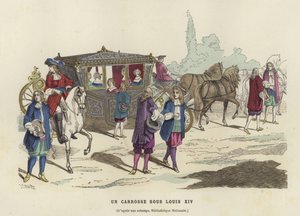 Trener, regjering av Louis XIV av Frankrike av French School
