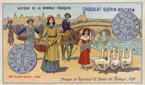 Mynter av Raymond VI, greve av Toulouse av French School