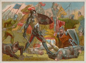 Combat des Trente eller Combat of the Thirty av French School