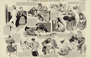 Hvordan de går ned i vekt (gravering) av French School