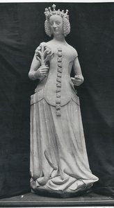 Kopi av en statue av Isabella av Bayern (1371-1435)