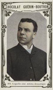 Coquelin aine , dramatisk kunstner (farget bilde) av French School