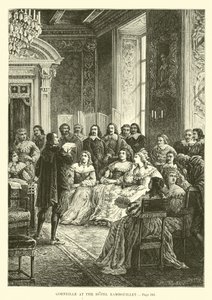 Corneille på Hotel Rambouillet av French School