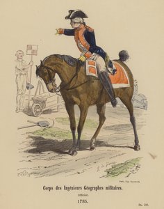Ingeniørkorps Militærgeografer, offiser av French School