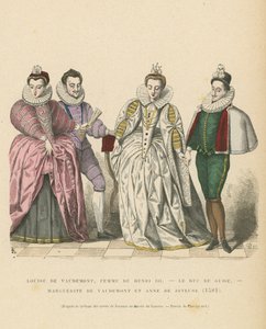 Kostyme til den franske adelen, 1581 av French School