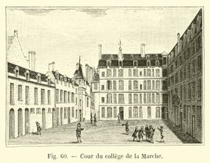 Gårdsplassen til Marche college av French School