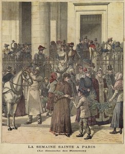 Forside av Le Petit Journal, 28. mars 1891 av French School