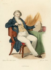 Cuvier (farget gravering) av French School