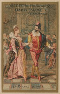 Dancing the Pavane, 1500-tallet av French School