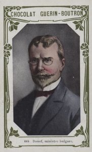 Danef, bulgarsk minister (farget bilde) av French School