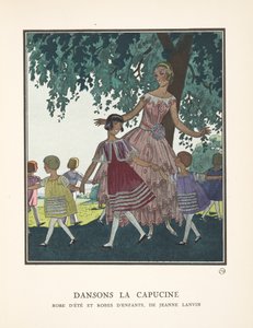 Dansons la Capucine, fra en samling motetallerkener av French School