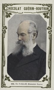 De Nelidoff, russisk minister (farget bilde) av French School