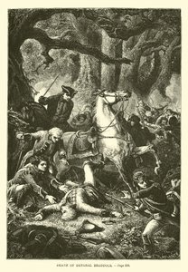 General Braddocks død av French School