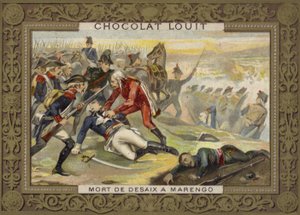 General Desaixs død i slaget ved Marengo, 1800 av French School