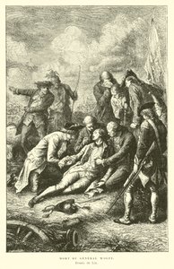 General Wolfes død, 1759 av French School
