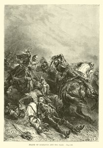 Gustavus og hans sides død av French School