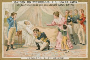 Napoleons død på St Helena, 1821 av French School