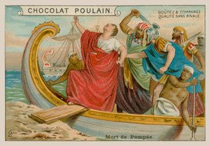 Pompeys død (106–48 f.Kr.) av French School